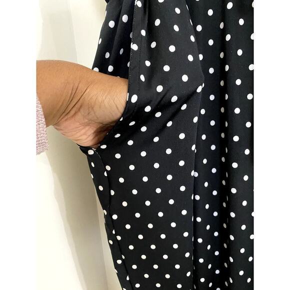Robert Louis Black/White Polka Dots Pajama Pants - Size 3X - Picture 4 of 5